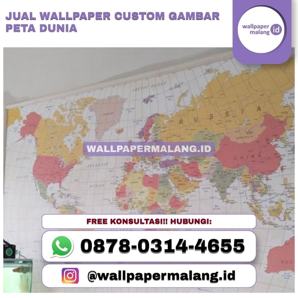 Download JUAL WALLPAPER CUSTOM GAMBAR PETA DUNIA