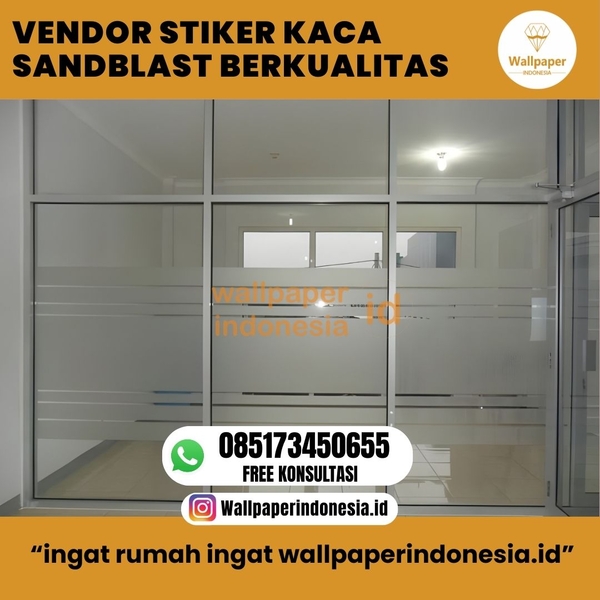 Download VENDOR STIKER KACA SANDBLAST BERKUALITAS  