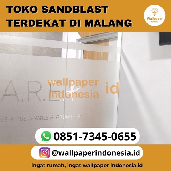 Download TOKO SANDBLAST TERDEKAT DI MALANG   Mencari toko sandblast terdekat di Malang yang menyediakan produk kaca berkualitas tinggi? Wallpaper Indonesia Id solusinya! Kami jual kaca sandblast motif unik, kami menawarkan berbagai desain menarik yang dapat disesua