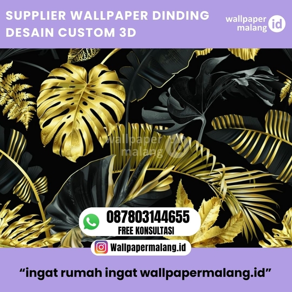 Download SUPPLIER WALLPAPER DINDING DESAIN CUSTOM 3D DI MALANG