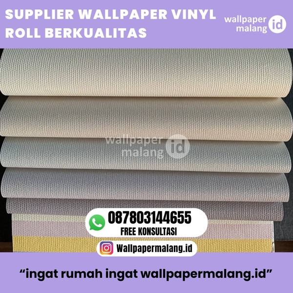 Download SUPPLIER WALLPAPER VINYL ROLL BERKUALITAS 