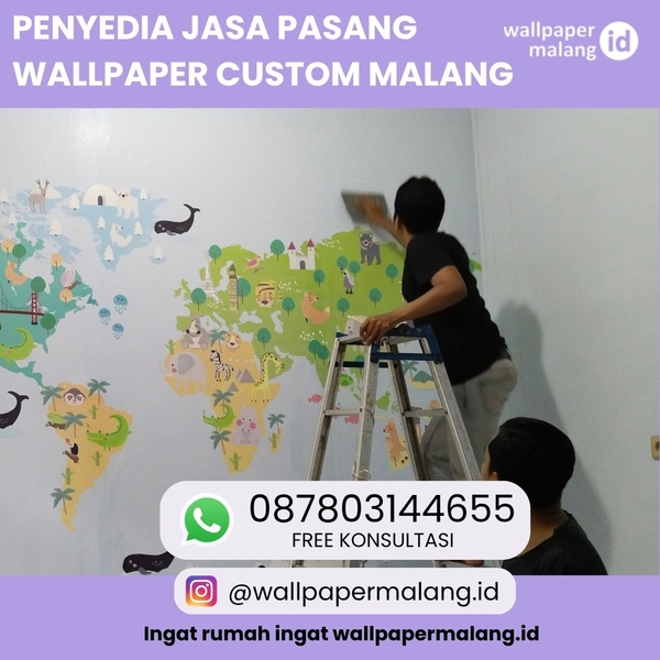 Download PENYEDIA JASA PASANG WALLPAPER CUSTOM MALANG