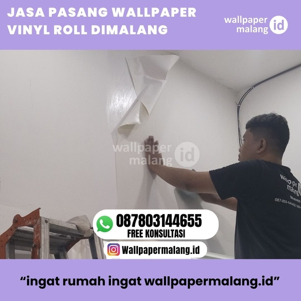 Download JASA PASANG WALLPAPER VINYL ROLL DIMALANG 