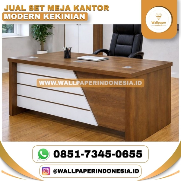 Download JUAL SET MEJA KANTOR MODERN KEKINIAN