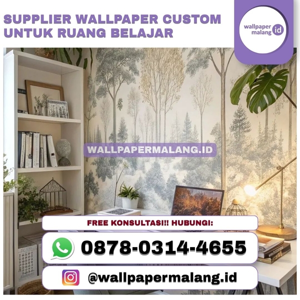 Download Supplier wallpaper custom untuk ruang belajar