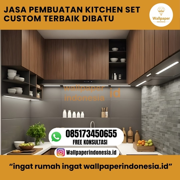 Download JASA PEMBUATAN KITCHEN SET CUSTOM TERBAIK DI BATU