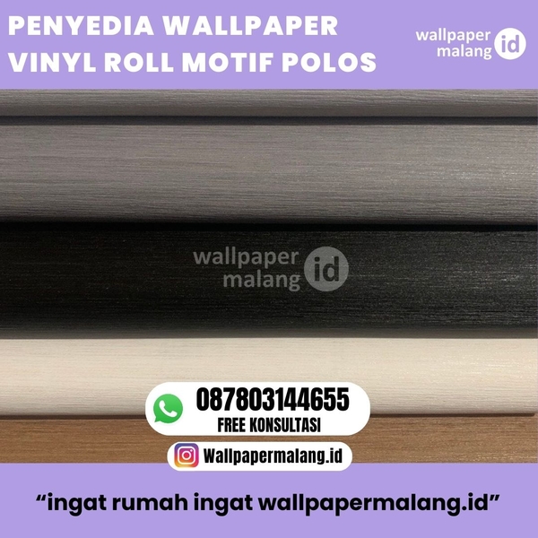 Download PENYEDIA WALLPAPER VINYL ROLL MOTIF POLOS  