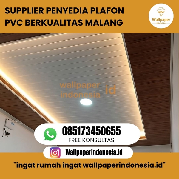 Download SUPPLIER PENYEDIA PLAFON PVC BERKUALITAS MALANG