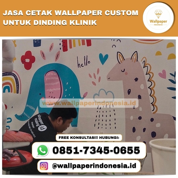 Download JASA CETAK WALLPAPER CUSTOM UNTUK DINDING KLINIK