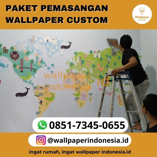 Download PAKET PEMASANGAN WALLPAPER CUSTOM  