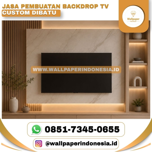 Download JASA PEMBUATAN BACKDROP TV CUSTOM DIB4TU