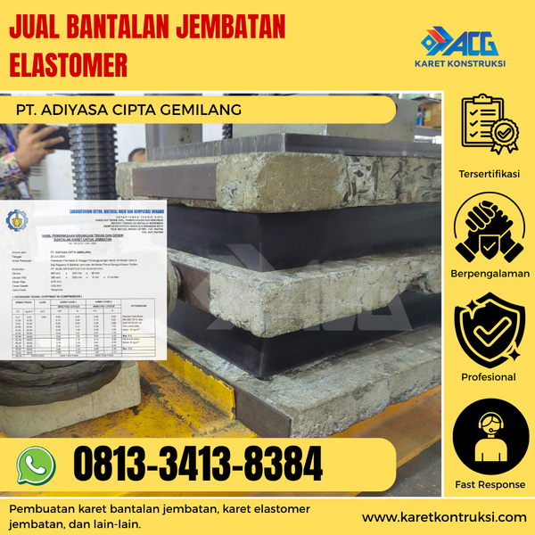 Download Jual bantalan jembatan elastomer