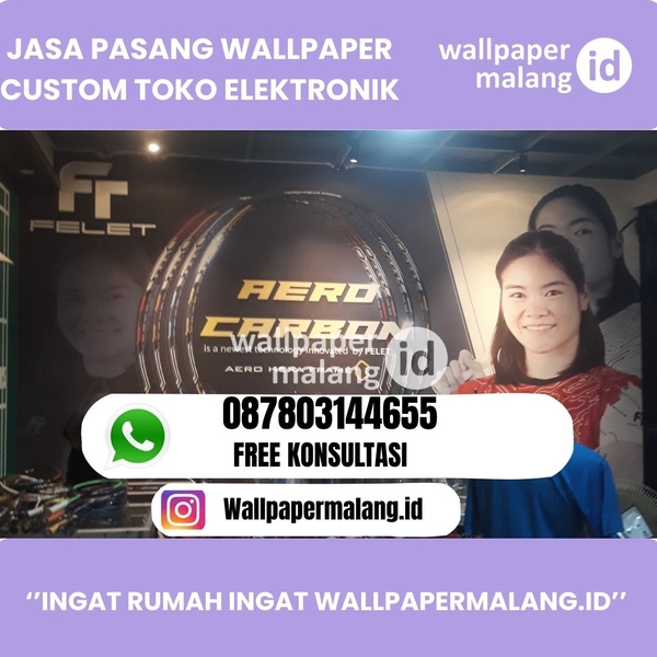 Download JASA PASANG WALLPAPER CUSTOM TOKO ELEKTRONIK