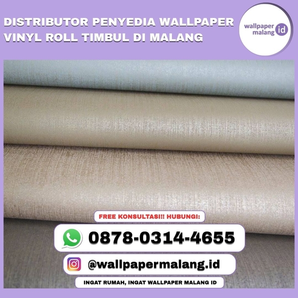 Download DISTRIBUTOR PENYEDIA WALLPAPER VINYL ROLL TIMBUL DI MALANG