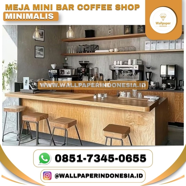 Download MEJA MINI BAR COFFEE SHOP MINIMALIS