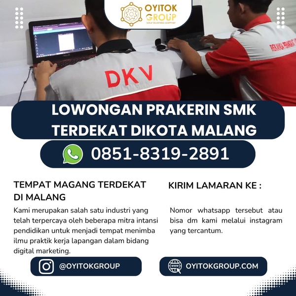 Download Lowongan prakerin SMK terdekat dikota malang