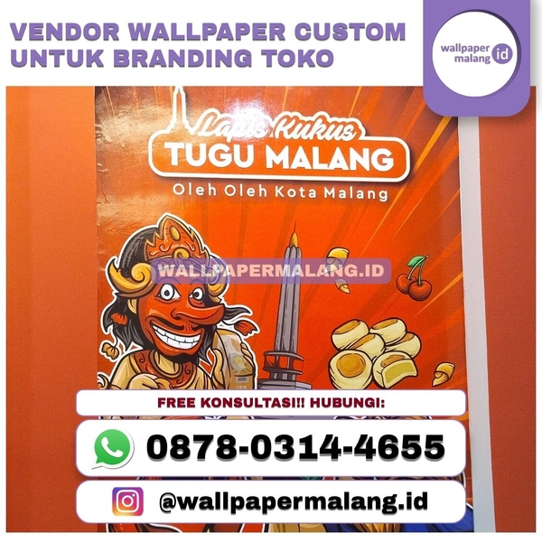 Download VENDOR WALLPAPER CUSTOM UNTUK BRANDING TOKO