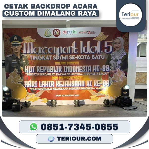 Download Cetak backdrop acara custom dimalang raya