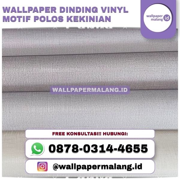 Download WALLPAPER DINDING VINYL MOTIF POLOS KEKINIAN