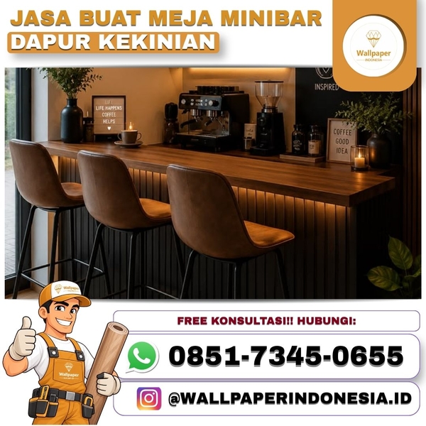 Download JASA BUAT MEJA MINIBAR COFFEE SHOP MINIMALIS