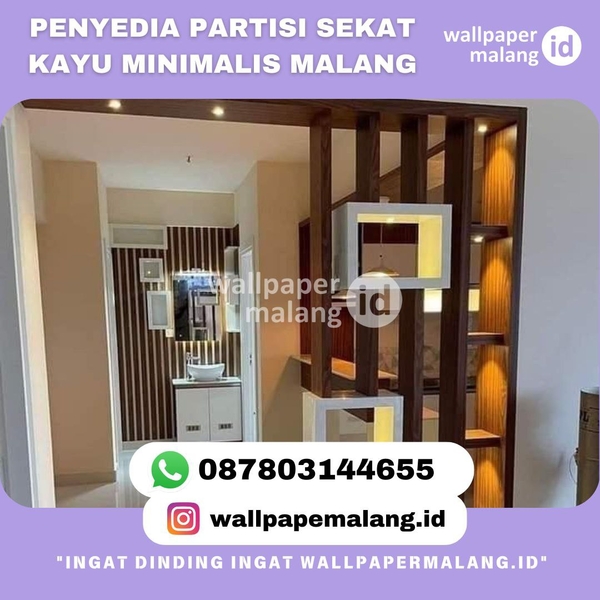 Download PENYEDIA PARTISI SEKAT KAYU MINIMALIS MALANG 