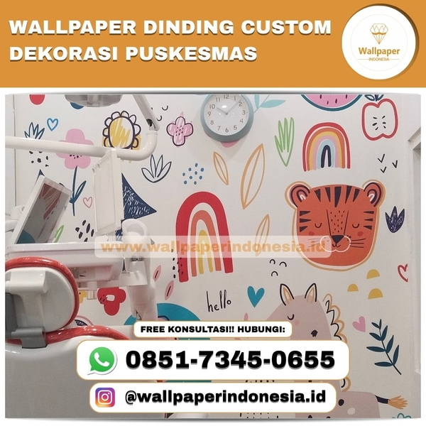 Download WALLPAPER DINDING CUSTOM DEKORASI PUSKESMAS