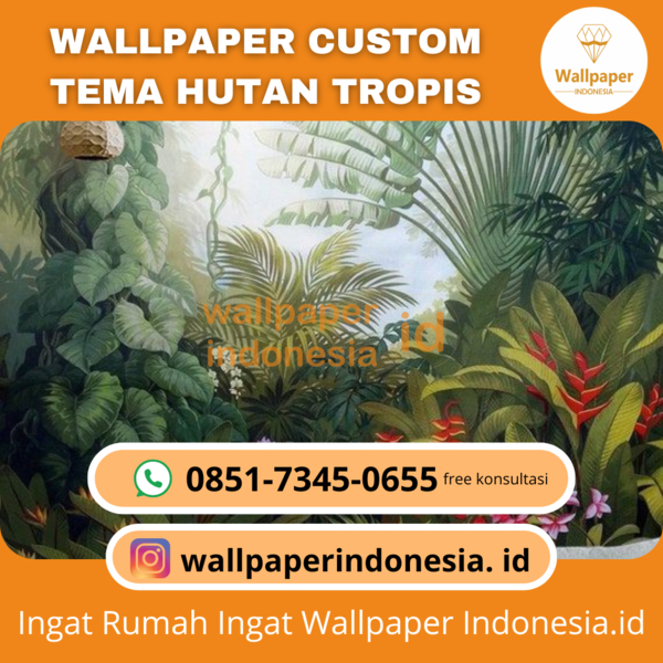 Download wallpaper custom tema hutan tropis