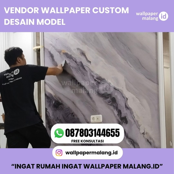 Download VENDOR WALLPAPER CUSTOM DESAIN MODEL  