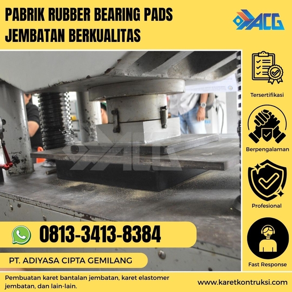 Download Pabrik rubber bearing pads jembatan berkualitas 