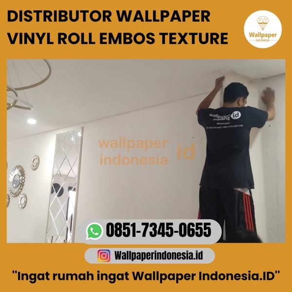 Download DISTRIBUTOR WALLPAPER VINYL ROLL EMBOS TEXTURE