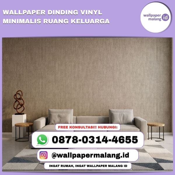 Download WALLPAPER DINDING VINYL MINIMALIS RUANG KELUARGA