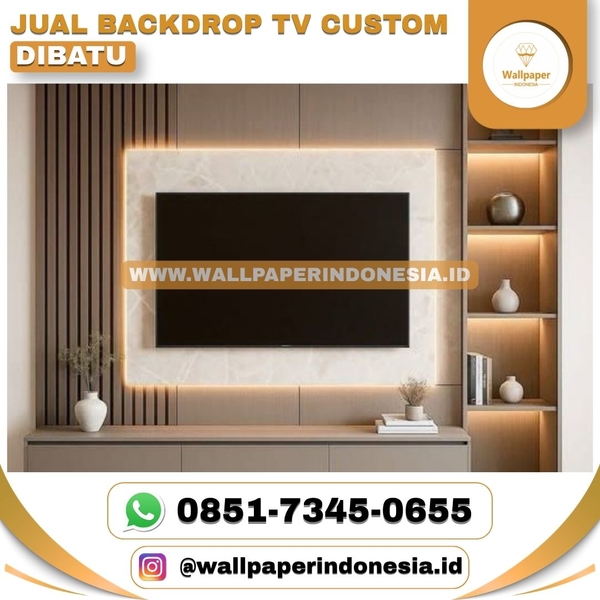 Download JUAL BACKDROP TV CUSTOM DIBATU