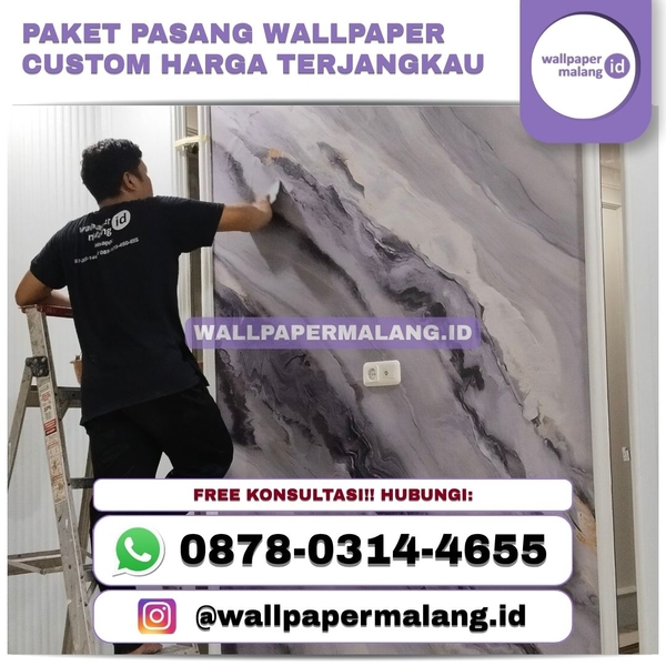 Download PAKET PASANG WALLPAPER CUSTOM HARGA TERJANGKAU