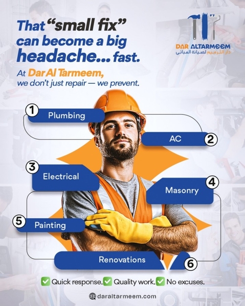 Download Complete Property Maintenance & Renovation Services in Sharjah by Dar Al Tarmeem