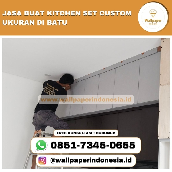 Download JASA BUAT KITCHEN SET CUSTOM UKURAN DI BATU