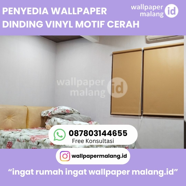 Download PENYEDIA WALLPAPER DINDING VINYL MOTIF CERAH