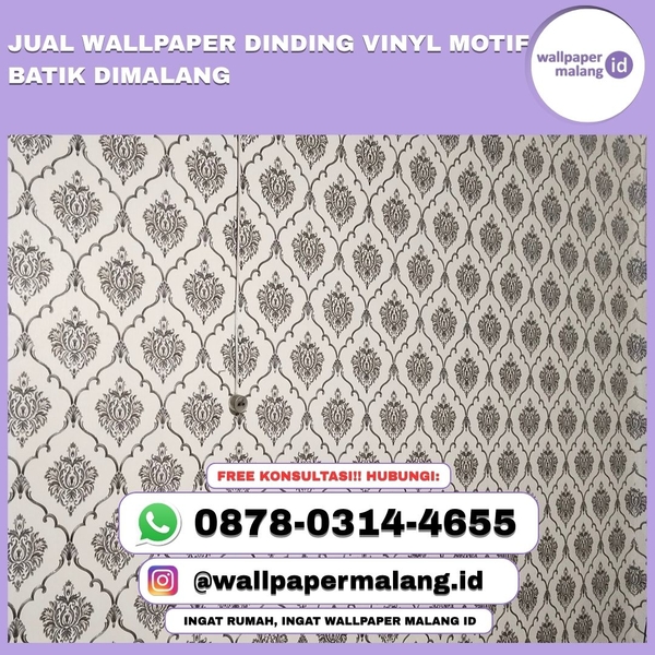 Download Jual wallpaper dinding vinyl motif batik dimalang