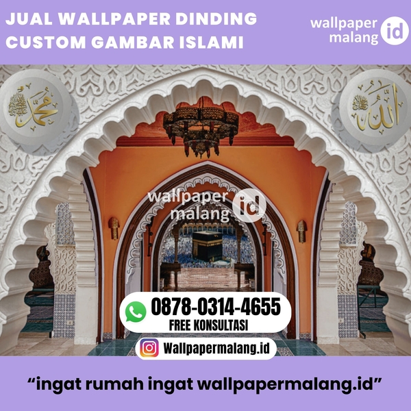 Download JUAL WALLPAPER DINDING CUSTOM GAMBAR ISLAMI
