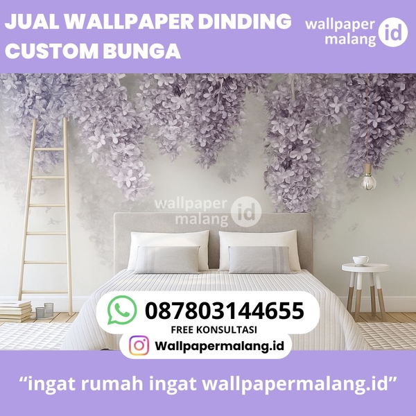 Download JUAL WALLPAPER DINDING CUSTOM BUNGA