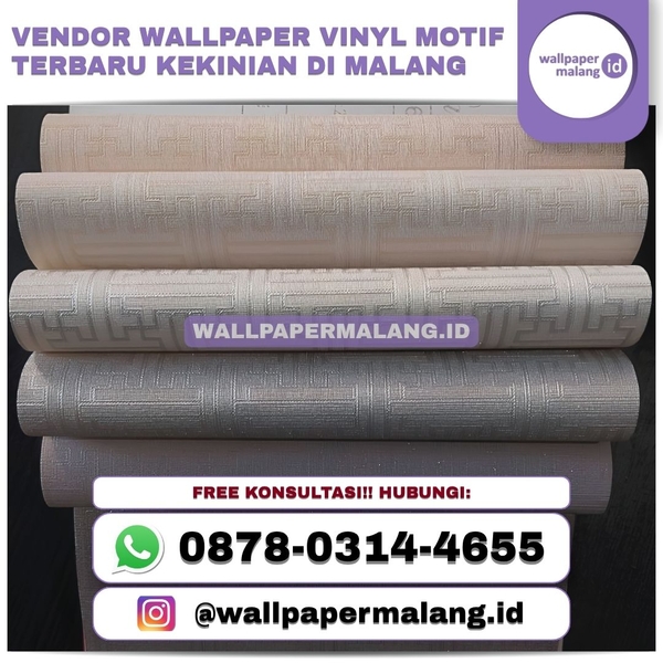 Download VENDOR WALLPAPER VINYL MOTIF TERBARU KEKINIAN DIMALANG
