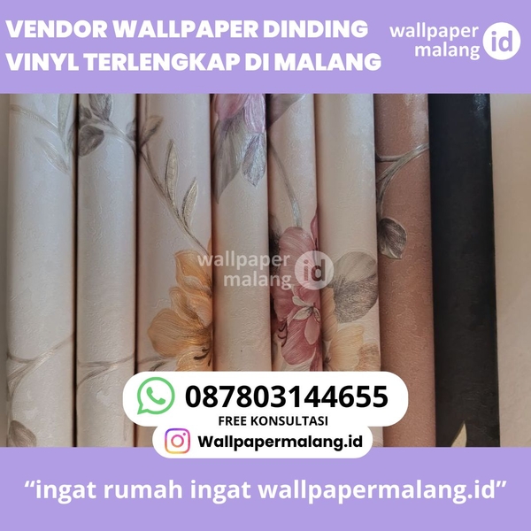 Download VENDOR WALLPAPER DINDING VINYL TERLENGKAP DI MALANG