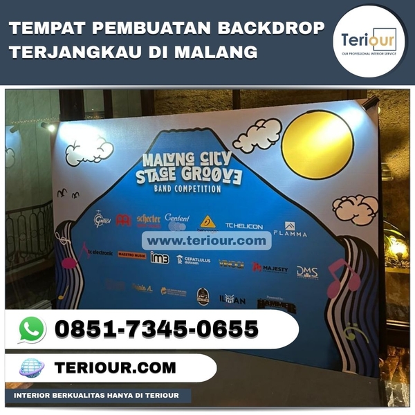 Download TEMPAT PEMBUATAN BACKDROP TERJANGKAU DI MALANG