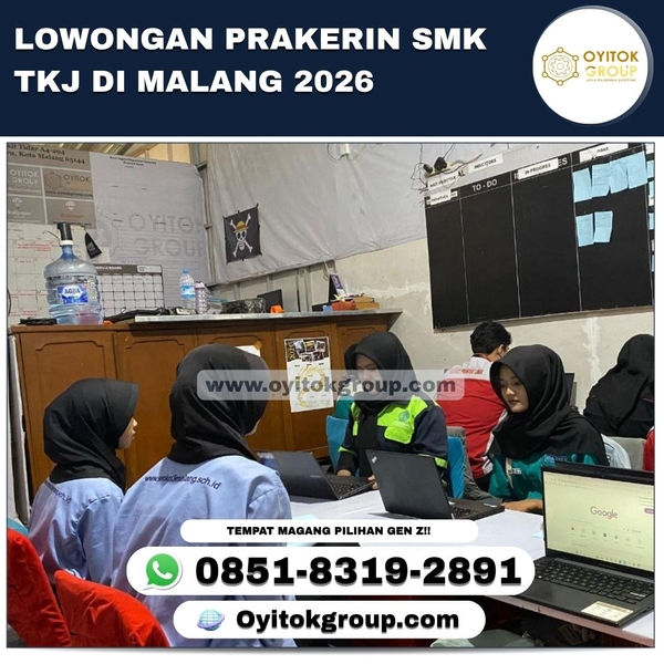 Download LOWONGAN PRAKERIN SMK JURUSAN TKJ DI MALANG 2026