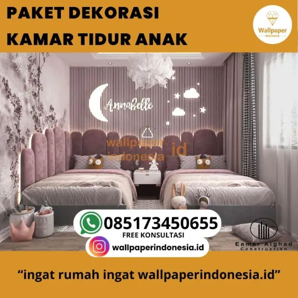 Download PAKET DEKORASI KAMAR TIDUR ANAK 