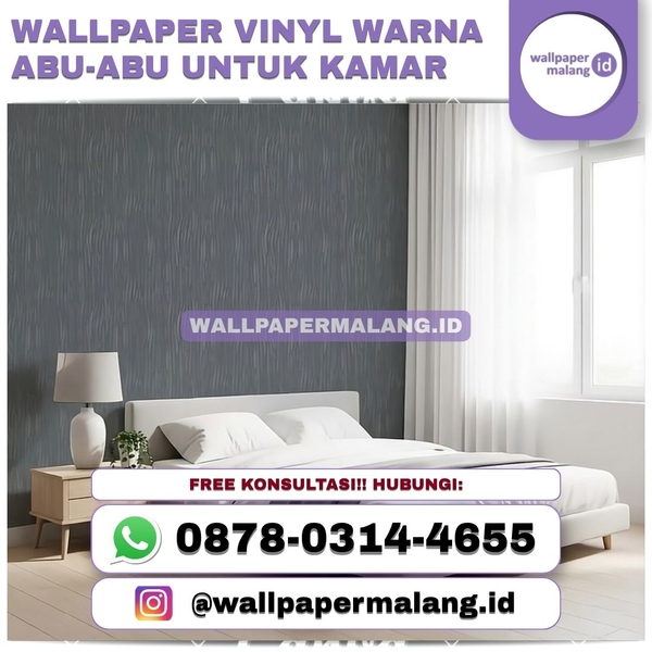 Download WALLPAPER VINYL WARNA ABU-ABU UNTUK KAMAR