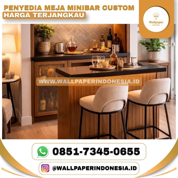 Download PENYEDIA MEJA MINIBAR CUSTOM HARGA TERJANGKAU