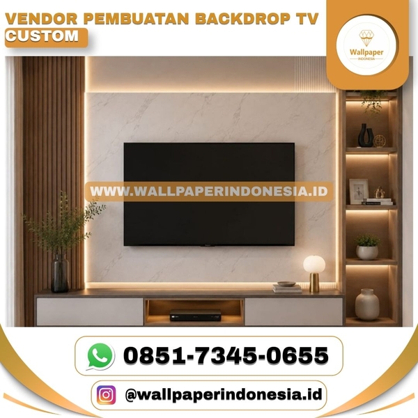 Download VENDOR PEMBUATAN BACKDROP TV CUSTOM