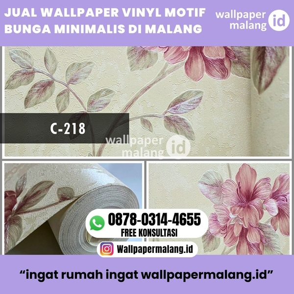 Download JUAL WALLPAPER VINYL MOTIF BUNGA MINIMALIS DI MALANG