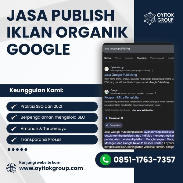 Download JASA PUBLISH IKLAN ORGANIK GOOGLE