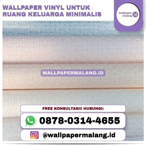 Download Wallpaper vinyl untuk ruang keluarga minimalis